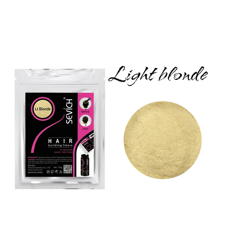 Haar Fasern Haar Gebäude Keratin Pulver Haar Farbe Volumen Produkt Pflege Behandlung Schwarz/Dunkelbraun 300g Refill