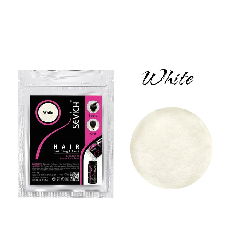 Haar Fasern Haar Gebäude Keratin Pulver Haar Farbe Volumen Produkt Pflege Behandlung Schwarz/Dunkelbraun 300g Refill