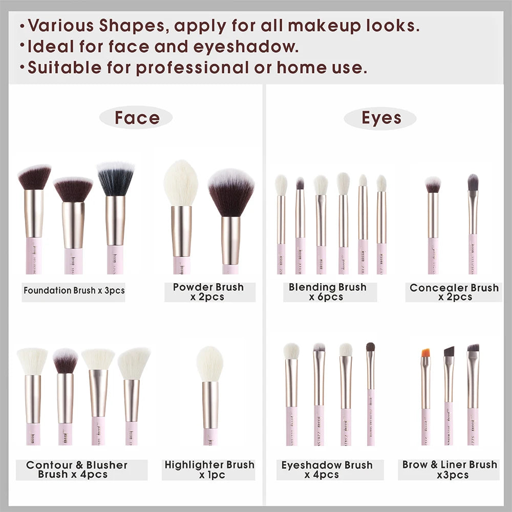 Jessup Professionelle Make-Up Pinsel Set 25 stücke Powder Foundation Lidschatten Concealer Rouge Pinsel Make-Up Kosmetische Kits T290