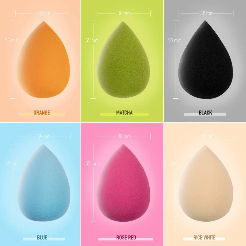IMAGIC Makeup Sponge 3Pcs Set – Soft Cosmetic Puff for Foundation, Concealer & Cream