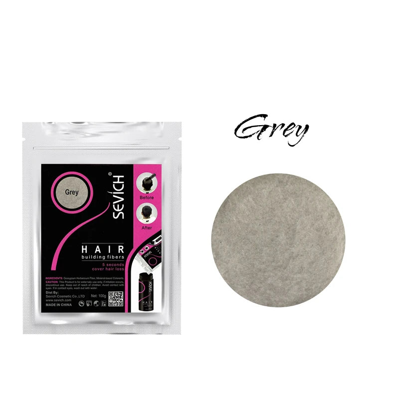 Haar Fasern Haar Gebäude Keratin Pulver Haar Farbe Volumen Produkt Pflege Behandlung Schwarz/Dunkelbraun 300g Refill