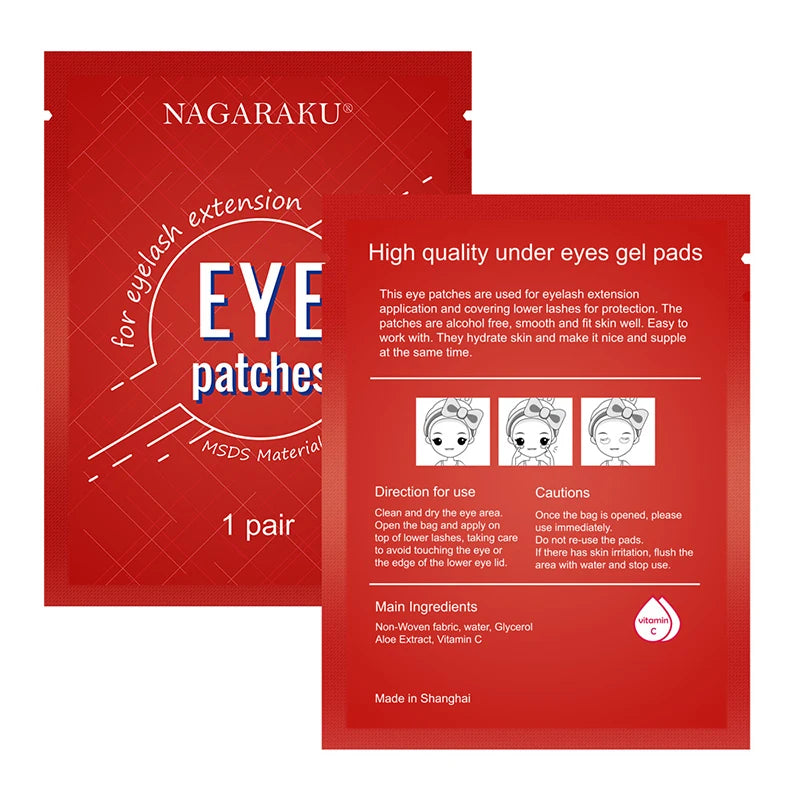 NAGARAKU Neue Patches Wimpern Unter Eye Pads Lash Wimpern Verlängerung Patches Auge Tipps Aufkleber Wraps Make-Up werkzeuge