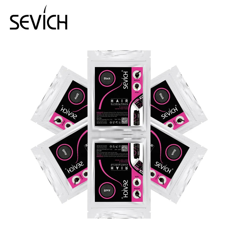 Haar Fasern Haar Gebäude Keratin Pulver Haar Farbe Volumen Produkt Pflege Behandlung Schwarz/Dunkelbraun 300g Refill