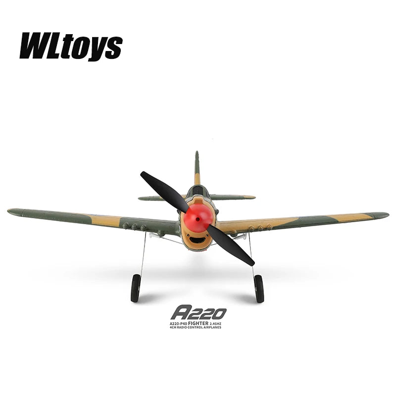 WLtoys A220 A210 A260 2.4G 4Ch 6G/3D Stunt Plane Six Axis RC Fighter RC Airplane Electric Glider Unmanned Aircraft Outdoor Toy