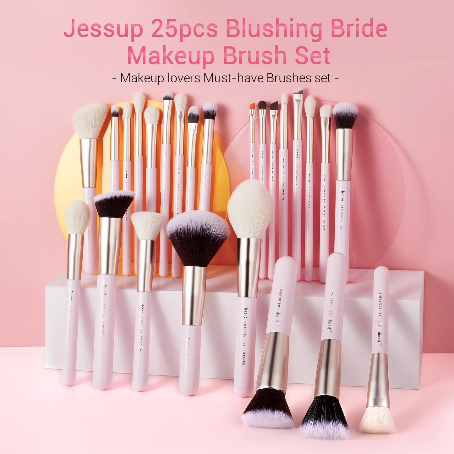 Jessup Professionelle Make-Up Pinsel Set 25 stücke Powder Foundation Lidschatten Concealer Rouge Pinsel Make-Up Kosmetische Kits T290