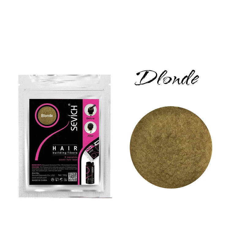 Haar Fasern Haar Gebäude Keratin Pulver Haar Farbe Volumen Produkt Pflege Behandlung Schwarz/Dunkelbraun 300g Refill