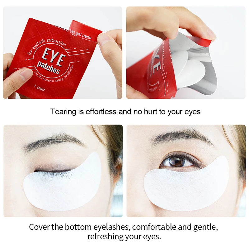 NAGARAKU Neue Patches Wimpern Unter Eye Pads Lash Wimpern Verlängerung Patches Auge Tipps Aufkleber Wraps Make-Up werkzeuge