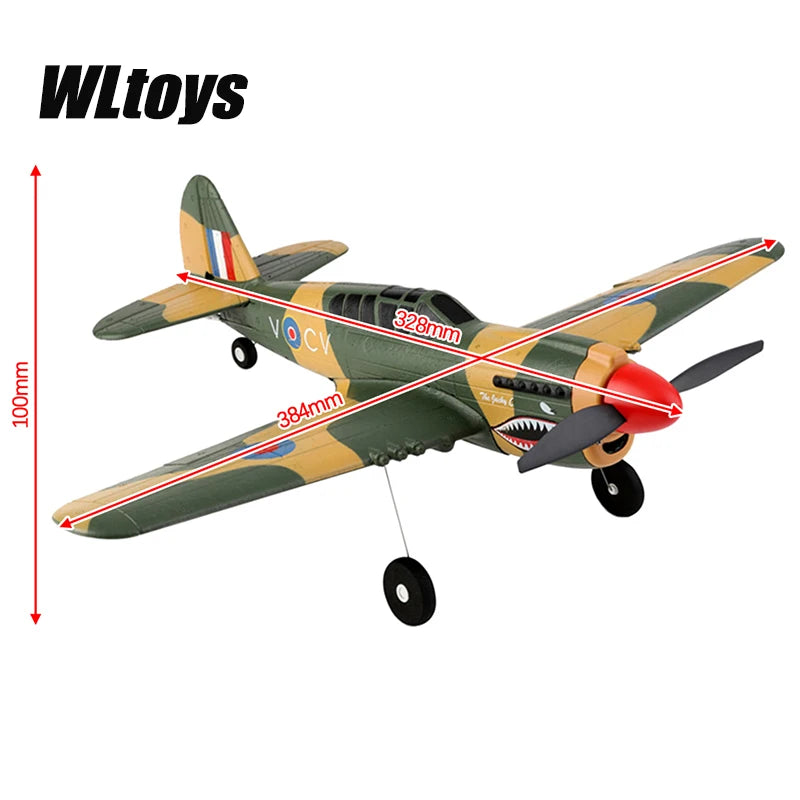 WLtoys A220 A210 A260 2.4G 4Ch 6G/3D Stunt Plane Six Axis RC Fighter RC Airplane Electric Glider Unmanned Aircraft Outdoor Toy