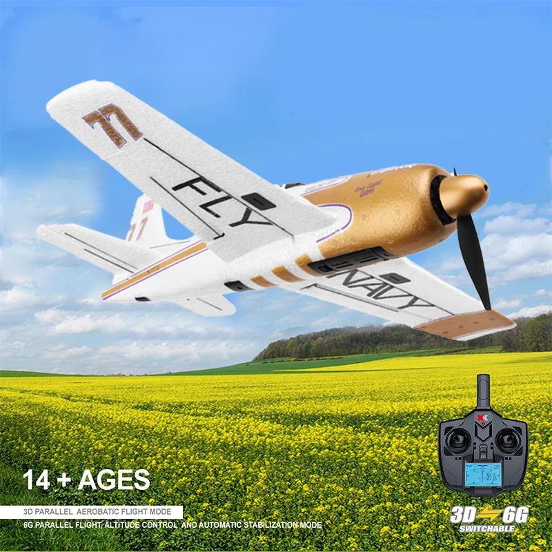 WLtoys A220 A210 A260 2.4G 4Ch 6G/3D Stunt Plane Six Axis RC Fighter RC Airplane Electric Glider Unmanned Aircraft Outdoor Toy