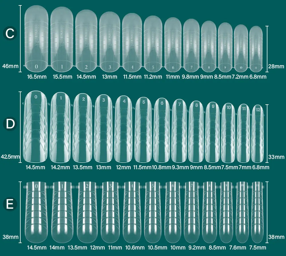 Fili Dual Forms Nagel verlängerung bildet Kit UV Gel Top Form für Mandel Französisch Sarg Falsche Nagel Maniküre Quick Building System Tipps
