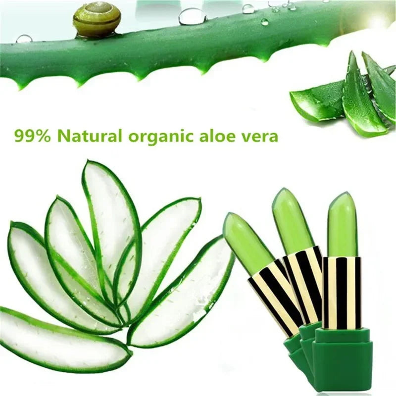 Neue Batom 99% ALOE VERA Natürliche Temperatur Ändern Farbe Gelee Lippenstift Lang Anhaltende Moistourizing Nahrhaft Lip tBalm Make-Up