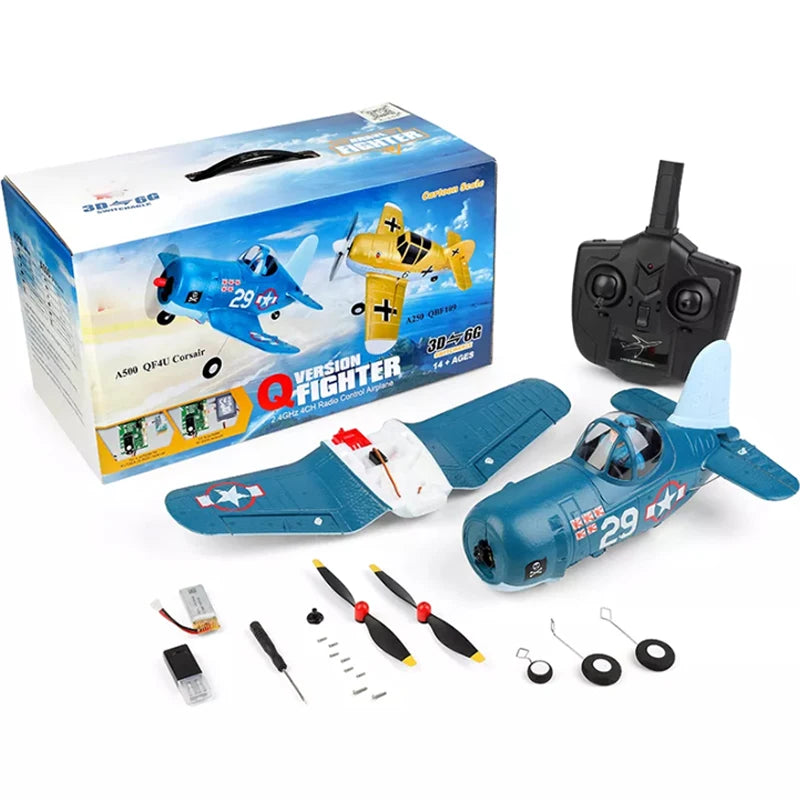 WLtoys A220 A210 A260 2.4G 4Ch 6G/3D Stunt Plane Six Axis RC Fighter RC Airplane Electric Glider Unmanned Aircraft Outdoor Toy