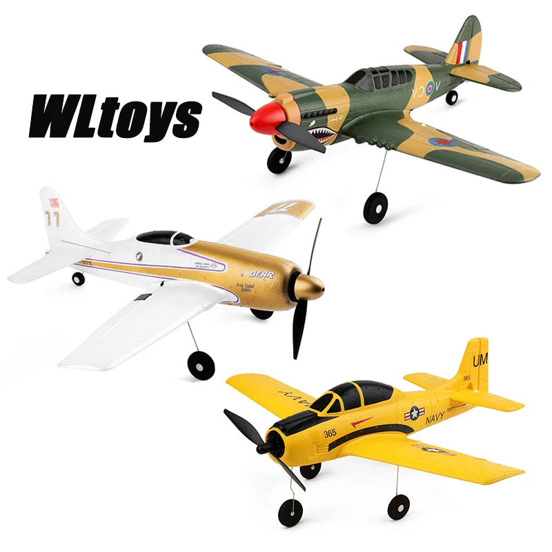 WLtoys A220 A210 A260 2.4G 4Ch 6G/3D Stunt Plane Six Axis RC Fighter RC Airplane Electric Glider Unmanned Aircraft Outdoor Toy