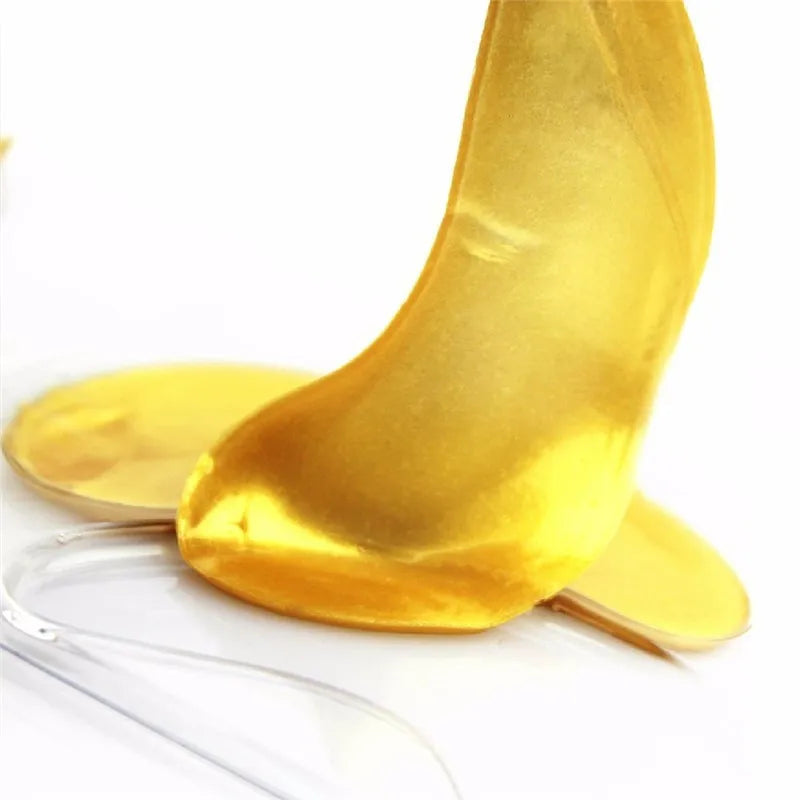 InniCare 40 stücke Schönheit Gold Kristall Kollagen Patches Für Auge Feuchtigkeitsspendende Straffende Augen Maske Koreanische Kosmetik Hautpflege
