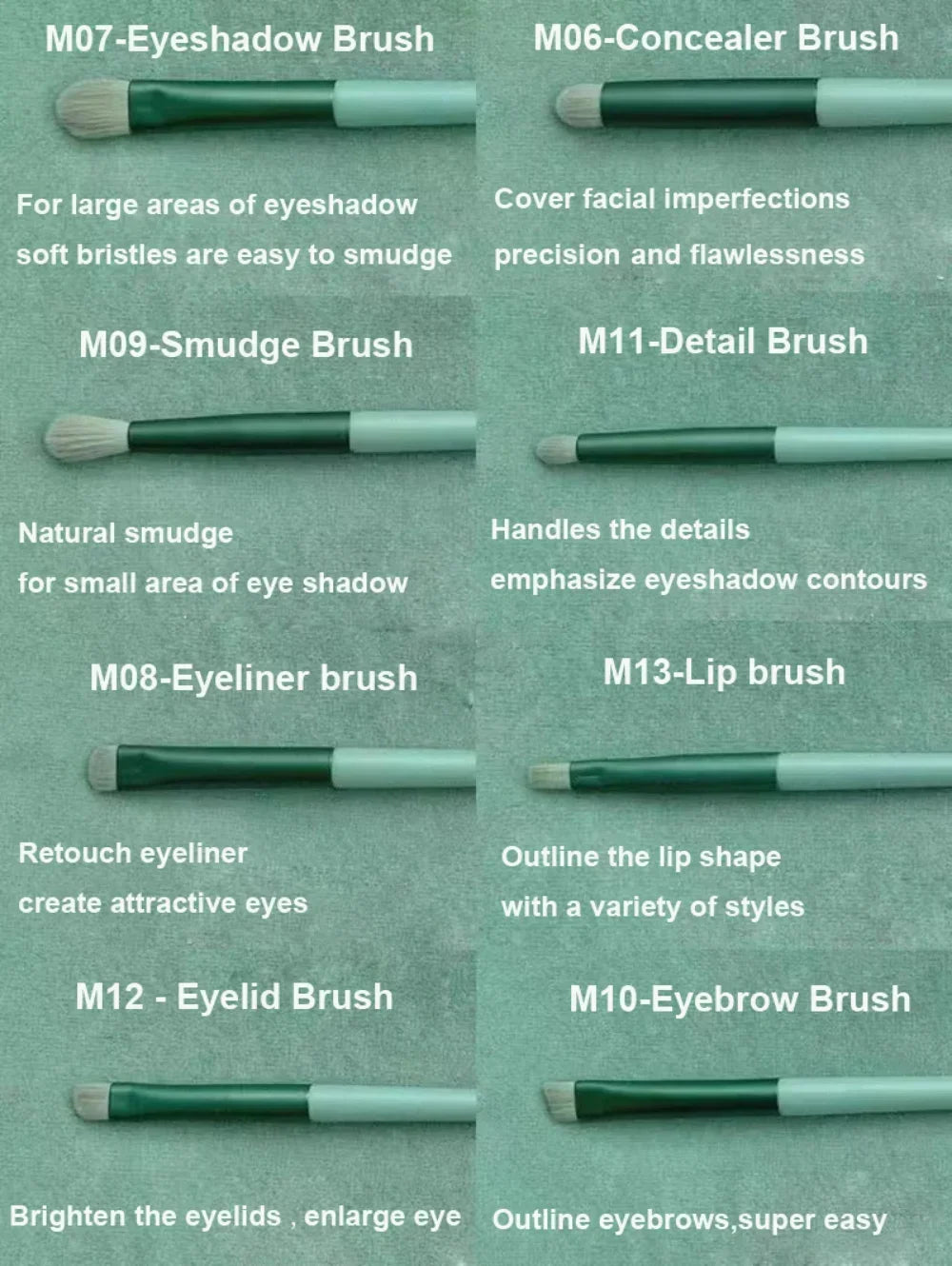 Make-up-Pinsel-Set Neue 13-teiliges