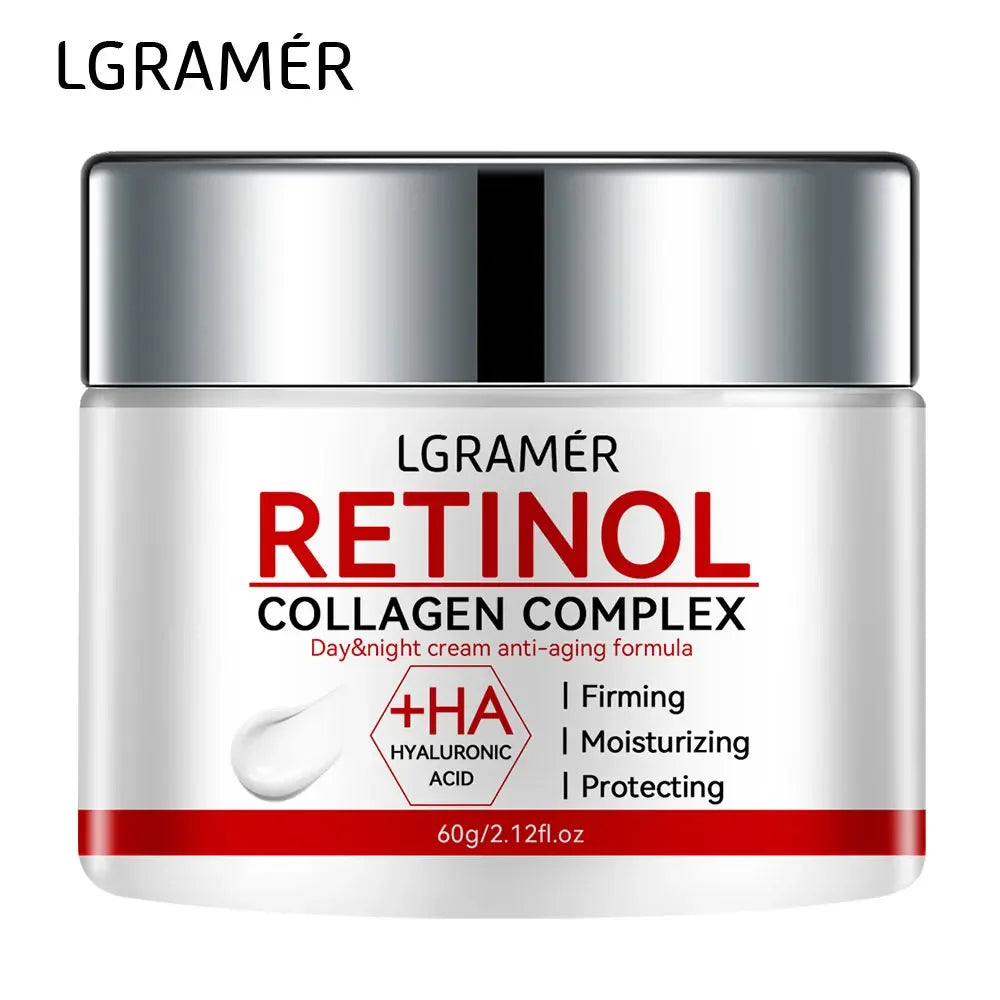Retinol Lifting Straffende Creme mit Kollagen – Glättet Falten, Feuchtigkeitsspendend, Hautaufhellend und Hautstraffend