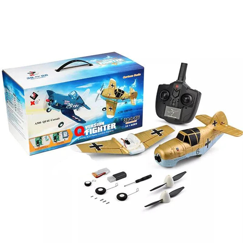 WLtoys A220 A210 A260 2.4G 4Ch 6G/3D Stunt Plane Six Axis RC Fighter RC Airplane Electric Glider Unmanned Aircraft Outdoor Toy