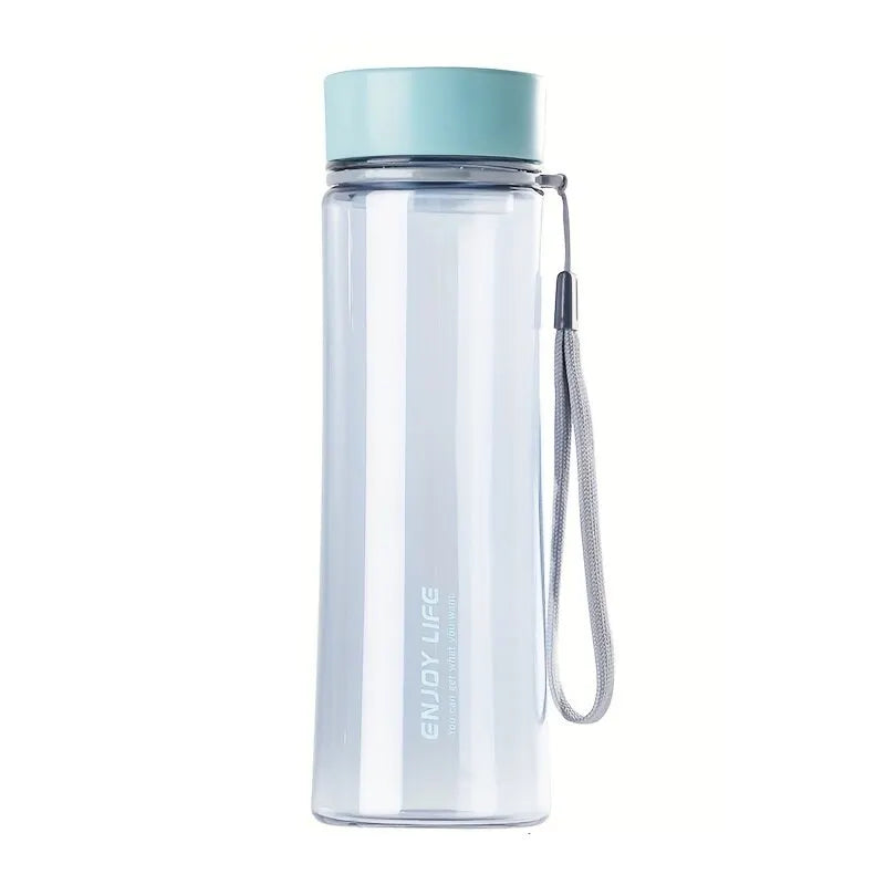 Tragbare Plastik wasser becher Outdoor-Sport wasser becher tragbare Trage seil gerade Tasse Plastik handliche Tasse versiegelte Student