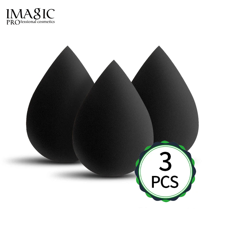 IMAGIC Makeup Sponge 3Pcs Set – Soft Cosmetic Puff for Foundation, Concealer & Cream