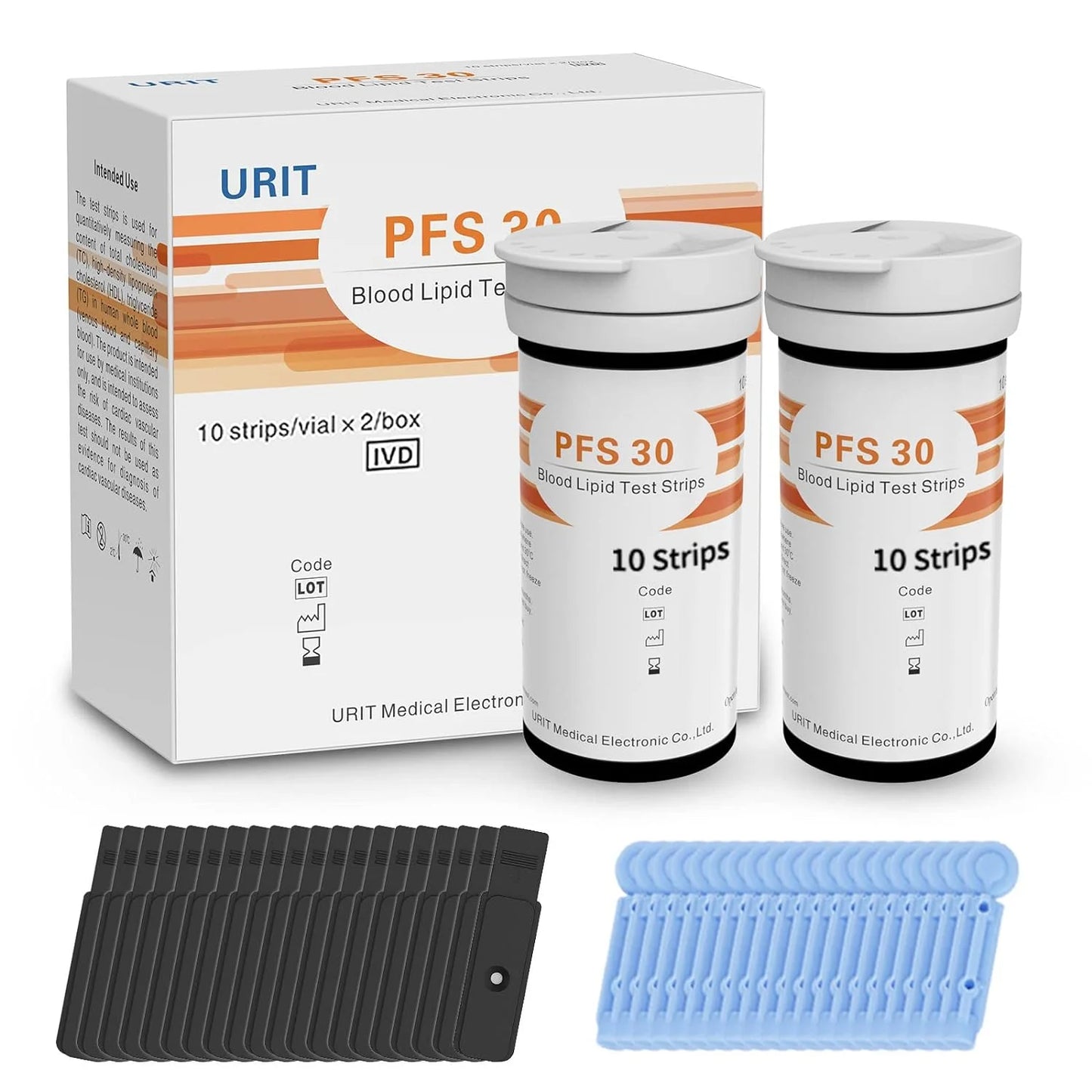 Multifunctional Blood Lipid Analyzer 5In1TC/HDL/TG/LDL Blood Monitoring Total Cholesterol PFS-30A Five item Detector
