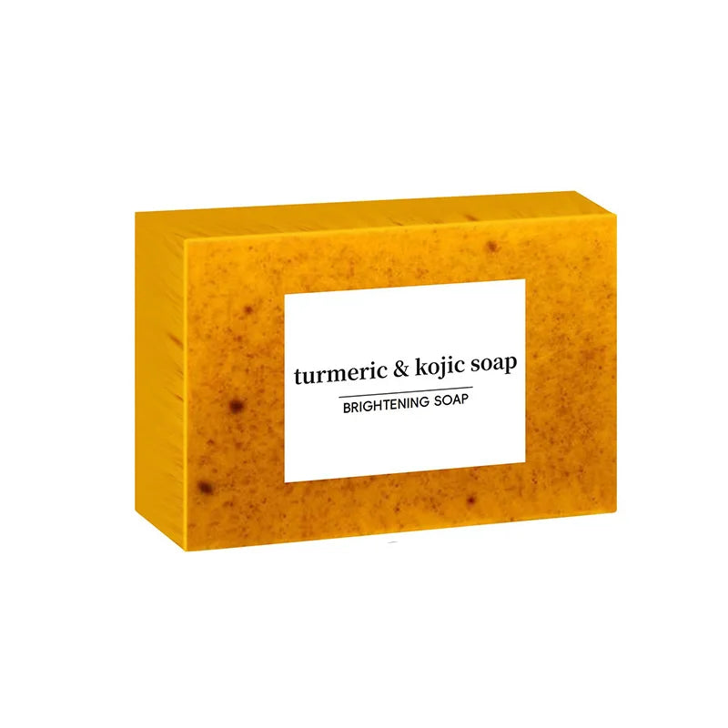 Kurkuma-Seife, Zitrone, Kojisäure, Körperreinigungsseife, feuchtigkeitsspendende und dauerhafte Kurkuma-Seife, Körperpflegeprodukte