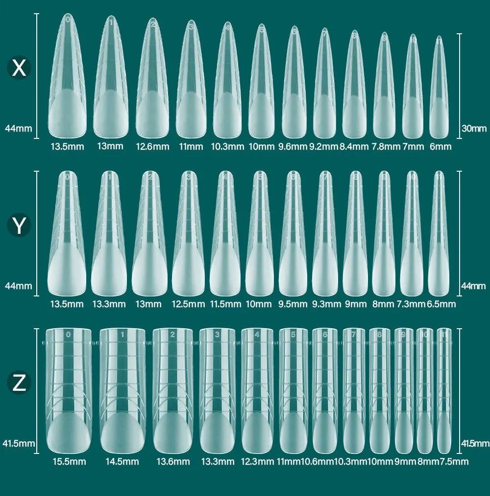 Fili Dual Forms Nagel verlängerung bildet Kit UV Gel Top Form für Mandel Französisch Sarg Falsche Nagel Maniküre Quick Building System Tipps