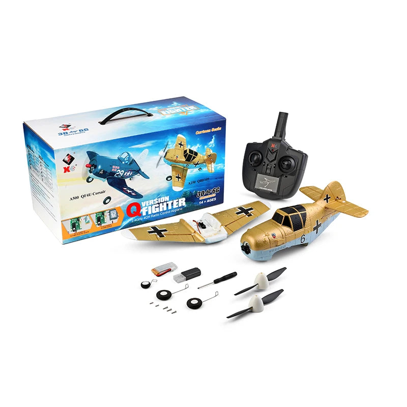 WLtoys A220 A210 A260 2.4G 4Ch 6G/3D Stunt Plane Six Axis RC Fighter RC Airplane Electric Glider Unmanned Aircraft Outdoor Toy