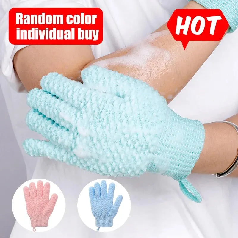 Reiben Handtuch Fünf Finger Dusche Handschuhe Dusche Matt Schlamm Dusche Werkzeuge Frosted Dusche Handtuch Schrubben Werkzeug Dusche Handschuhe 1pc