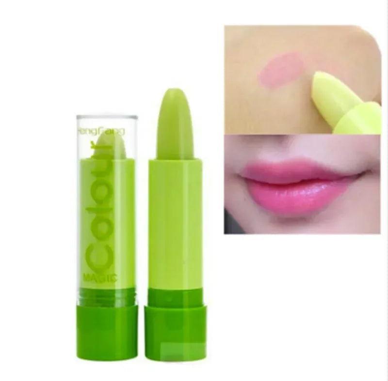 Neue Batom 99% ALOE VERA Natürliche Temperatur Ändern Farbe Gelee Lippenstift Lang Anhaltende Moistourizing Nahrhaft Lip tBalm Make-Up