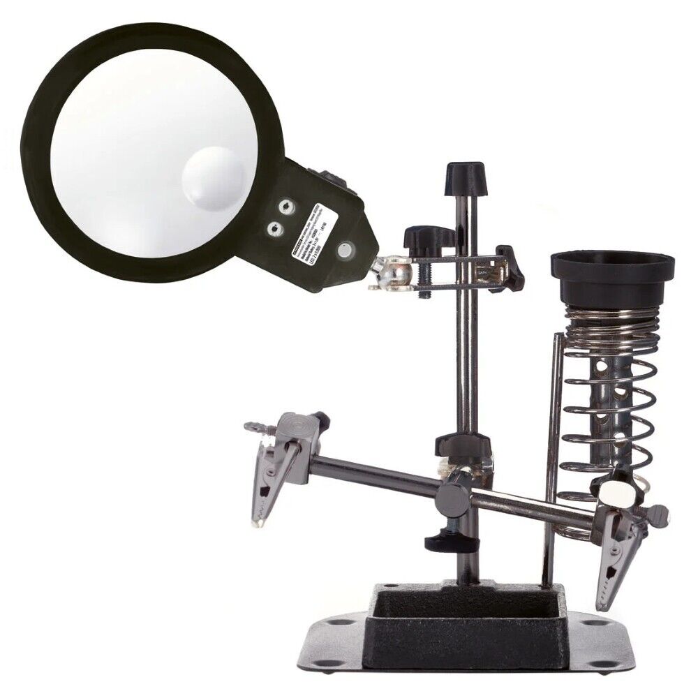 Feinmechaniker-Set mit LED-Lupe