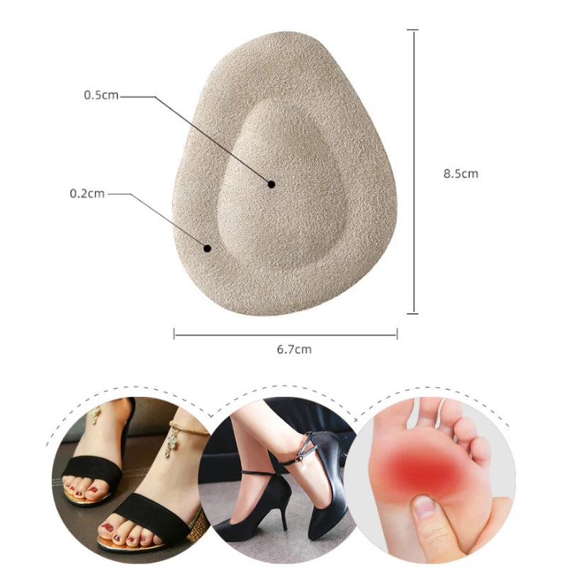 Tcare 1Pair Ball of Foot Cushions Foot Care Inserts Insoles Support Neuroma Runners Metatarsalgia Gel Pad Rapid Foot Pain Relief