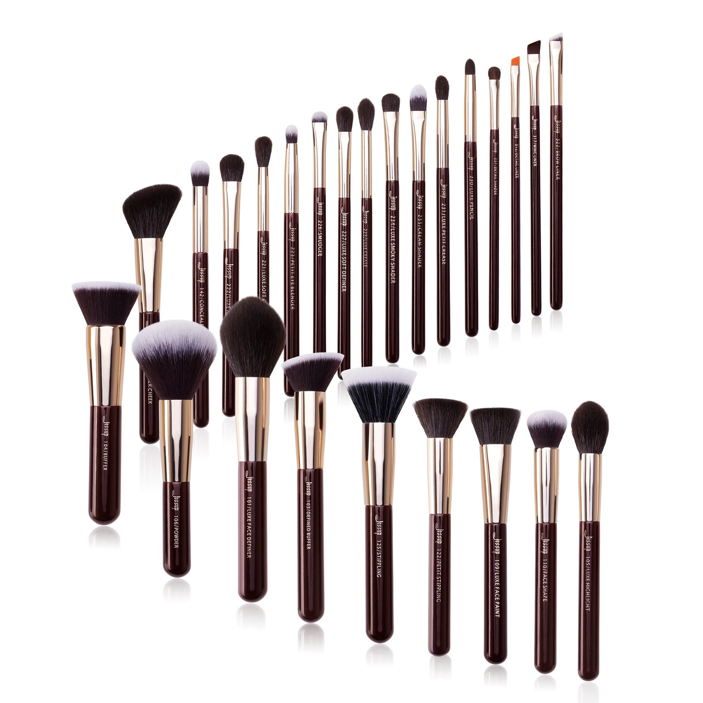 Jessup Professionelle Make-Up Pinsel Set 25 stücke Powder Foundation Lidschatten Concealer Rouge Pinsel Make-Up Kosmetische Kits T290