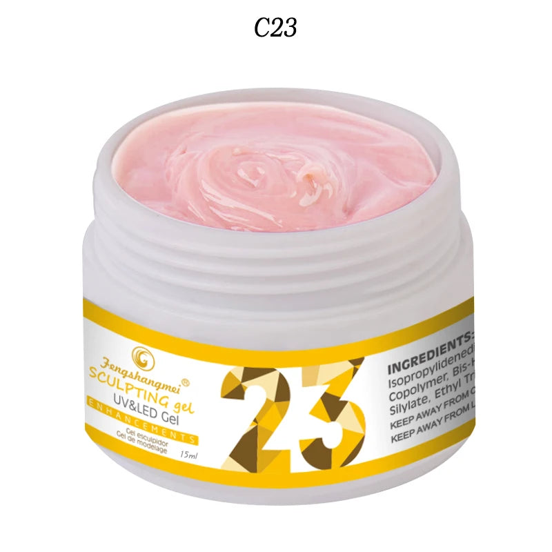 Fengshangmei 15g Gel Für Nagel Extensions Klar Konstruktor Gel Nagellack Builder Camouflage Farben Uv Bauen Nagel Gel