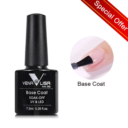 VENALISA Factory Primer-Gel auf Wasserbasis, keine Lampe erforderlich, schnell trocknend, Anastomose, keine Säure, Primer, Gel-Basislack, Farbe, Nagelgel-Nagellack