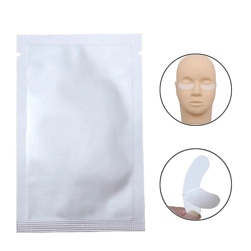 25/50/100/200/500 No.2 Dicken Silikon Wimpern Pad Patch Unter Auge Pad Für Wimpern Verlängerung Silikon pad Wimpern Verlängerung Werkzeug