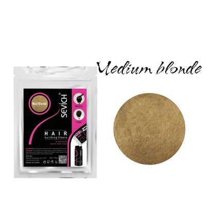 Haar Fasern Haar Gebäude Keratin Pulver Haar Farbe Volumen Produkt Pflege Behandlung Schwarz/Dunkelbraun 300g Refill