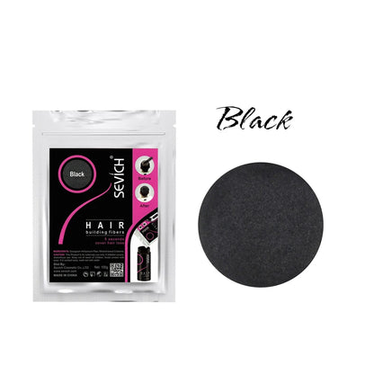 Haar Fasern Haar Gebäude Keratin Pulver Haar Farbe Volumen Produkt Pflege Behandlung Schwarz/Dunkelbraun 300g Refill