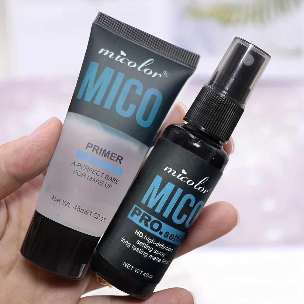 Make-up-Set mit Make-up-Grundierung + Fixierspray