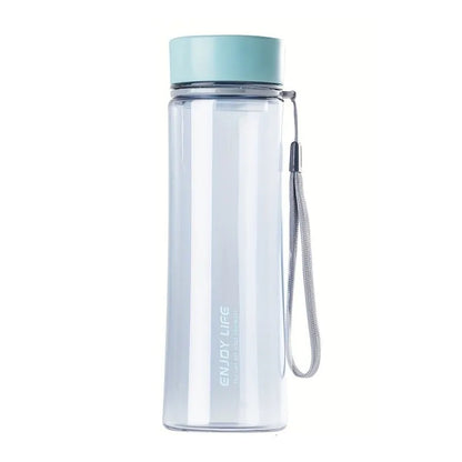 Tragbare Plastik wasser becher Outdoor-Sport wasser becher tragbare Trage seil gerade Tasse Plastik handliche Tasse versiegelte Student