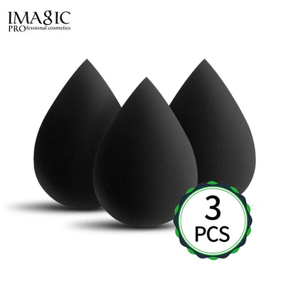 IMAGIC Makeup Sponge 3Pcs Set – Soft Cosmetic Puff for Foundation, Concealer & Cream