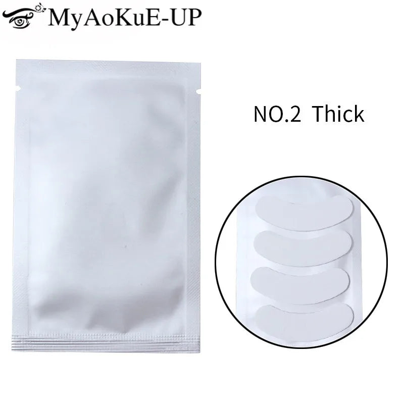 25/50/100/200/500 No.2 Dicken Silikon Wimpern Pad Patch Unter Auge Pad Für Wimpern Verlängerung Silikon pad Wimpern Verlängerung Werkzeug