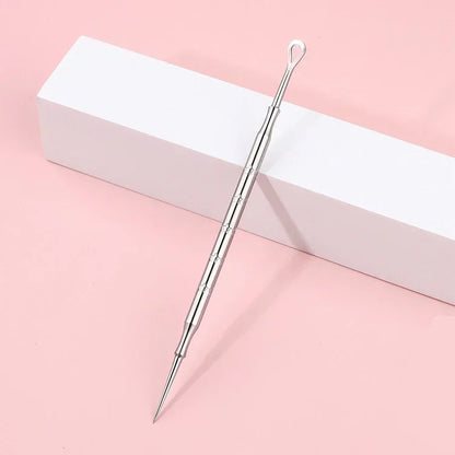 1-5pc Mitesser Entferner Pickel Popper Werkzeug Akne Nadel Entfernen Behandlung Whitehead Popping Zit Nase Gesicht Makel extractor-Tool