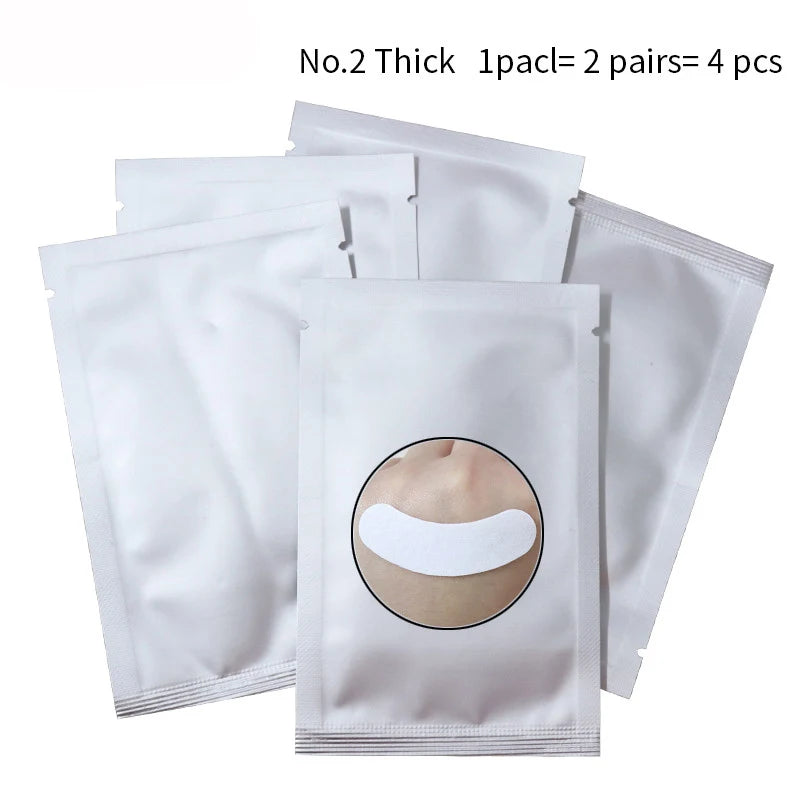 25/50/100/200/500 No.2 Dicken Silikon Wimpern Pad Patch Unter Auge Pad Für Wimpern Verlängerung Silikon pad Wimpern Verlängerung Werkzeug