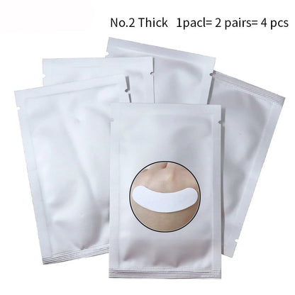 25/50/100/200/500 No.2 Dicken Silikon Wimpern Pad Patch Unter Auge Pad Für Wimpern Verlängerung Silikon pad Wimpern Verlängerung Werkzeug