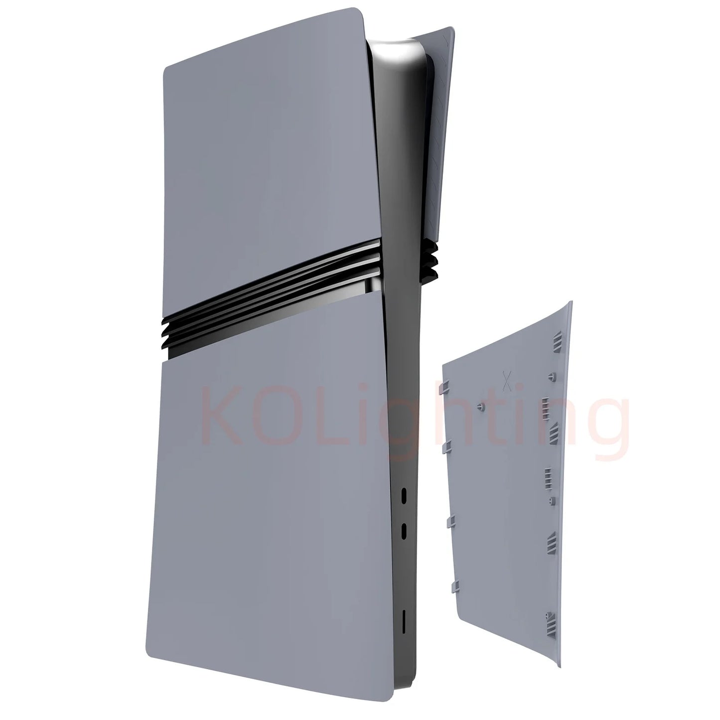30th Anniversary Limited Digital Edition Pro Case Pro Graue Ersatz-Frontplatte mit Logo-Haut 30th Sticker Shell für PS5 Pro
