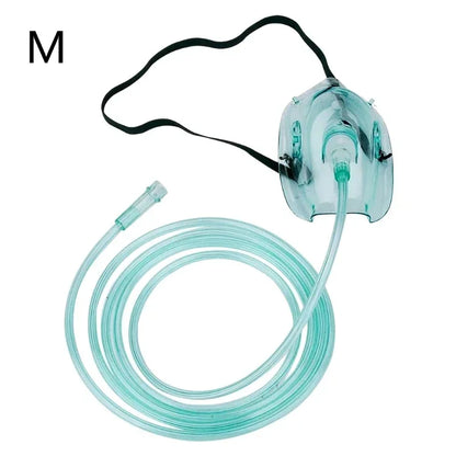 Sauerstoff-Atemschutzmaske, Vernebler, Maske, Tasse, Rohr, Inhalator, Leitung, Kind, Erwachsene, Einweg-Atmung, Krankenhaus, Klinik, Gesundheitswesen, Verdampfer