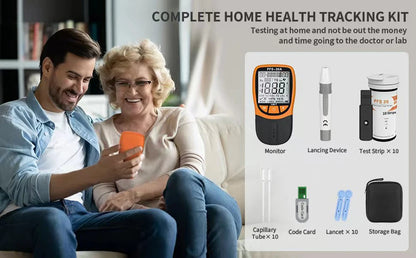 Multifunctional Blood Lipid Analyzer 5In1TC/HDL/TG/LDL Blood Monitoring Total Cholesterol PFS-30A Five item Detector