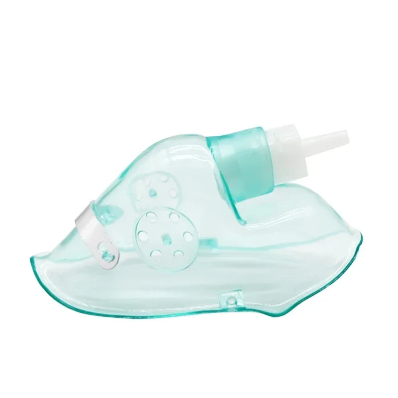 Sauerstoff-Atemschutzmaske, Vernebler, Maske, Tasse, Rohr, Inhalator, Leitung, Kind, Erwachsene, Einweg-Atmung, Krankenhaus, Klinik, Gesundheitswesen, Verdampfer