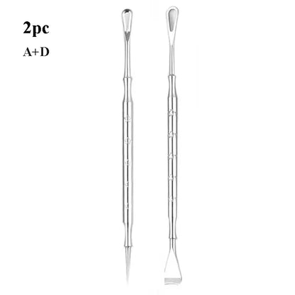 1-5pc Mitesser Entferner Pickel Popper Werkzeug Akne Nadel Entfernen Behandlung Whitehead Popping Zit Nase Gesicht Makel extractor-Tool
