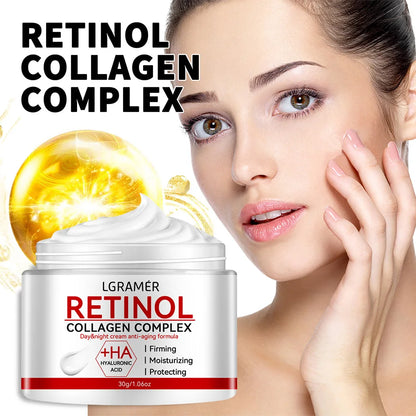 Retinol Lifting Straffende Creme mit Kollagen – Glättet Falten, Feuchtigkeitsspendend, Hautaufhellend und Hautstraffend